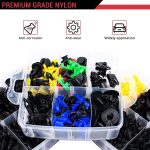 HIEOJAT 910Pcs Car Retainer Bumper Clips and Fastener Remover Kit 25 Sizes Auto Push Pin Rivets Door Trim Panel Clips for GM Ford Toyota Honda Acura Chrysler… - Image 6